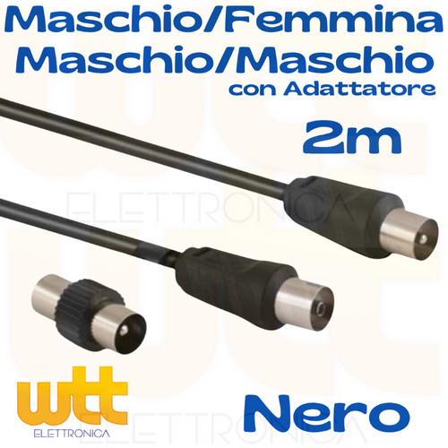 Cavo coassiale per - antenna, tv