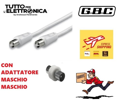 Cavo antenna 1 5mt - cavo, tv